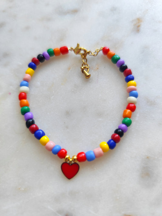 Bracelet Coeur de loup