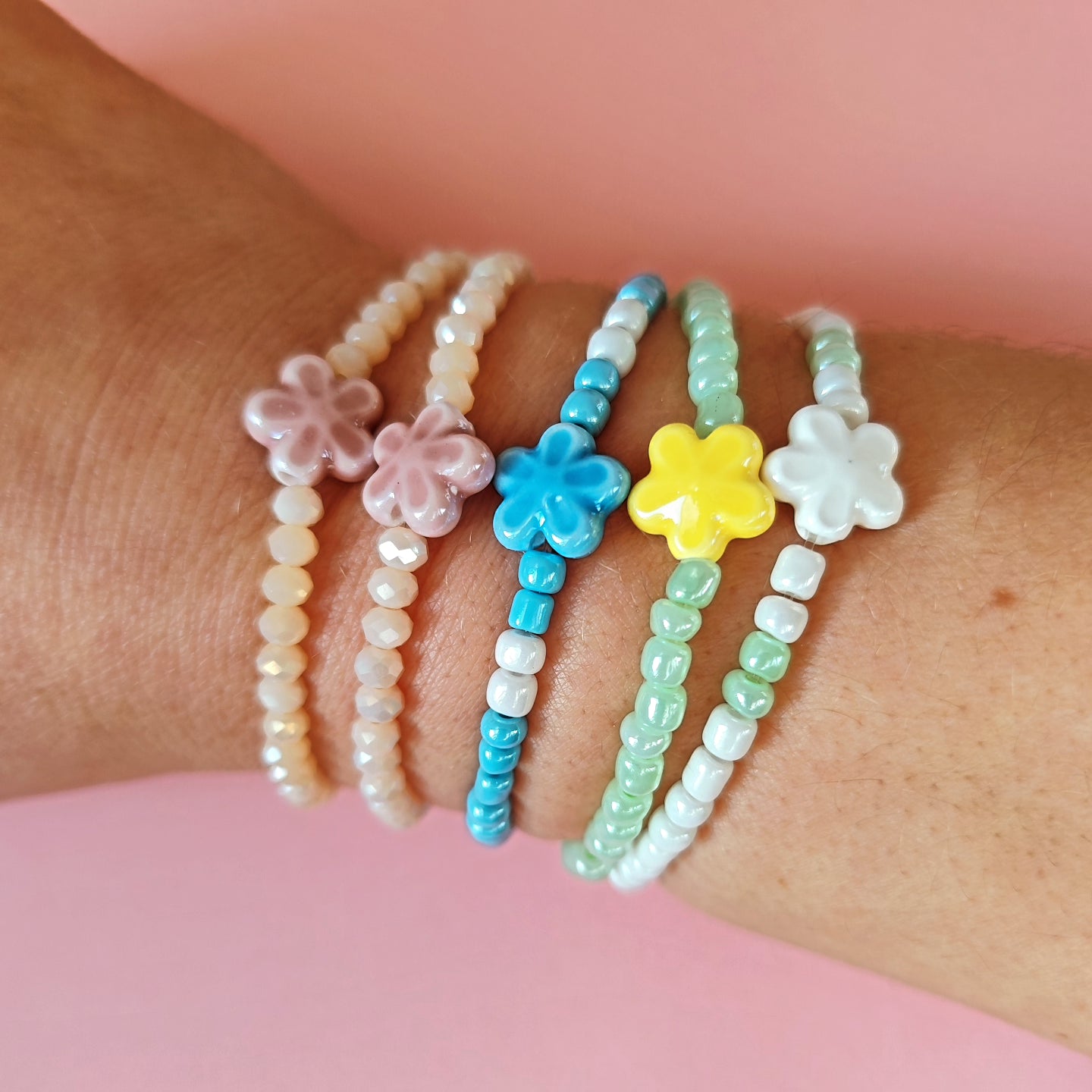 Bracelet Flowers rose
