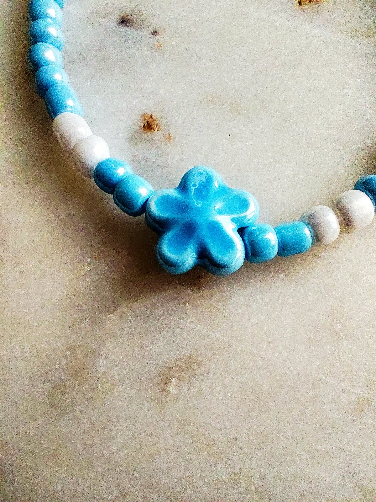 Bracelet Flowers bleu